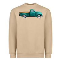Mushroom western truck right side view Heavyweight Sweatshirt - FaDigitalArtStudio
