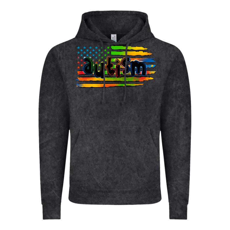 Autism American Flag Vintage Hoodie by Zillion Design Studio | Teevron