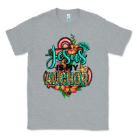 Heather Grey jesus is my anchor Classic Tee - Jasminsmagicworld