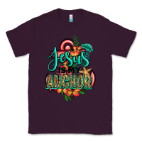 Plum jesus is my anchor Classic Tee - Jasminsmagicworld