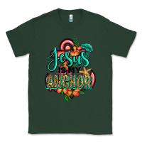 Sports Green jesus is my anchor Classic Tee - Jasminsmagicworld