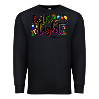 Black be the light matthew 5 14 Premium Sweatshirt - MaliasSmallBusiness