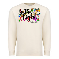 Sandshell be the light matthew 5 14 Premium Sweatshirt - MaliasSmallBusiness