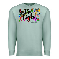 Seafoam be the light matthew 5 14 Premium Sweatshirt - MaliasSmallBusiness