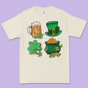 Pot Of Gold Premium Tee Designed By Maliassmallbusiness