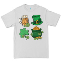 Dove Grey pot of gold Premium Tee - MaliasSmallBusiness