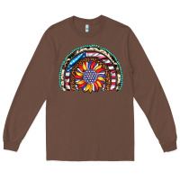 Chestnut sunflower american flag leopard gemstone cowhide rainbow Long Sleeve Tee - Artiststas