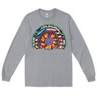 Heather Grey sunflower american flag leopard gemstone cowhide rainbow Long Sleeve Tee - Artiststas