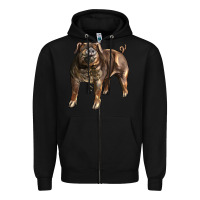 Black Duroc Pig Zipper Hoodie - LillyAllenDesigns