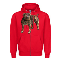 Red Duroc Pig Zipper Hoodie - LillyAllenDesigns