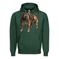 Sports Green Duroc Pig Zipper Hoodie - LillyAllenDesigns