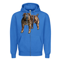 True Royal Duroc Pig Zipper Hoodie - LillyAllenDesigns