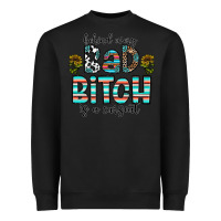 Black Behind Every Bad Bitch is a Carseat Heavyweight Sweatshirt - CowhideDigitalArt