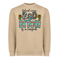 Mushroom Behind Every Bad Bitch is a Carseat Heavyweight Sweatshirt - CowhideDigitalArt
