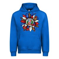 Cobalt dominican sunflower Urban Hoodie - texasbilliewilder