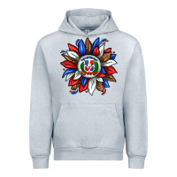 Heather Grey dominican sunflower Urban Hoodie - texasbilliewilder