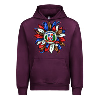 Mauve Wine dominican sunflower Urban Hoodie - texasbilliewilder