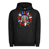Pigment Black dominican sunflower Urban Hoodie - texasbilliewilder