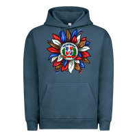 Pigment Midnight Navy dominican sunflower Urban Hoodie - texasbilliewilder