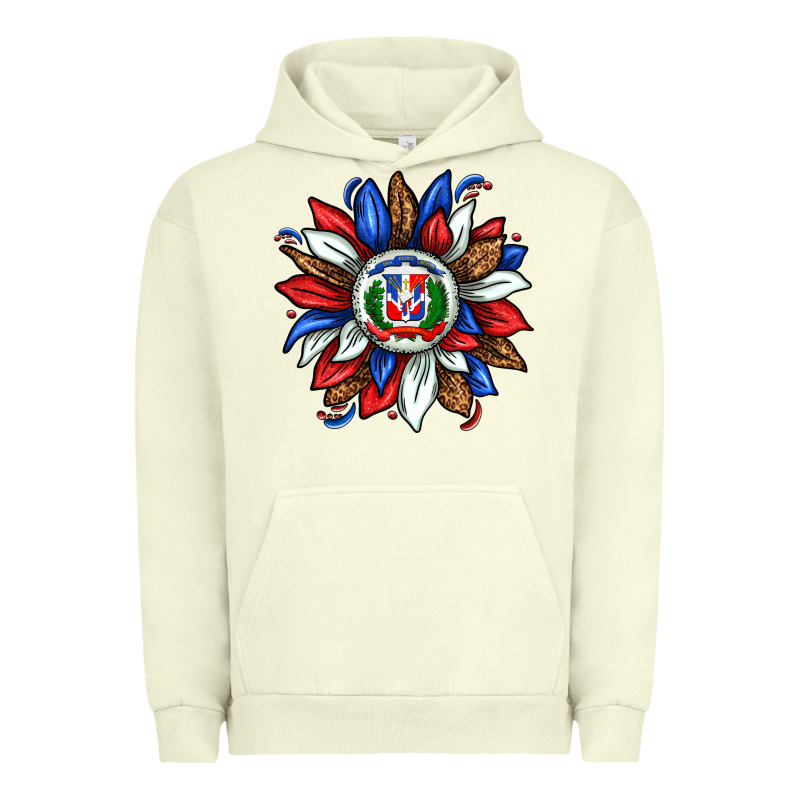 Dominican Sunflower Urban Hoodie by texasbilliewilder | Teevron