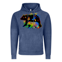 Vintage Denim autism mama bear Vintage Hoodie - Zillion Design Studio