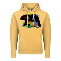 Vintage Mustard autism mama bear Vintage Hoodie - Zillion Design Studio