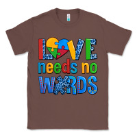 Chestnut love needs no words autism Classic Tee - AdoDesignShop
