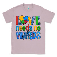 Lilac love needs no words autism Classic Tee - AdoDesignShop