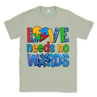 Matcha love needs no words autism Classic Tee - AdoDesignShop
