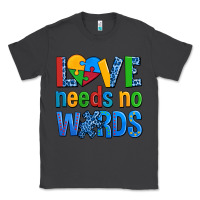 Smoke love needs no words autism Classic Tee - AdoDesignShop