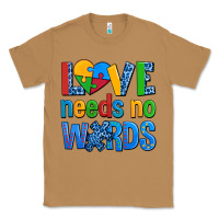 Toasted Coconut love needs no words autism Classic Tee - AdoDesignShop
