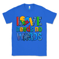 True Royal love needs no words autism Classic Tee - AdoDesignShop