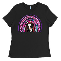 Black rainbow cow Ladies Tee - AdoDesignShop