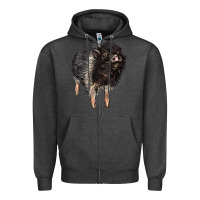 Charcoal Heather Baby Hampshire Pig Zipper Hoodie - LillyAllenDesigns