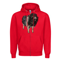Red Baby Hampshire Pig Zipper Hoodie - LillyAllenDesigns