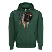 Sports Green Baby Hampshire Pig Zipper Hoodie - LillyAllenDesigns