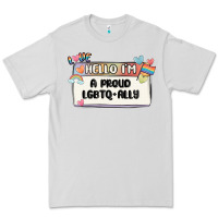 Dove Grey proud ally Premium Tee - MaliasSmallBusiness