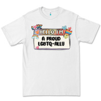 White proud ally Premium Tee - MaliasSmallBusiness