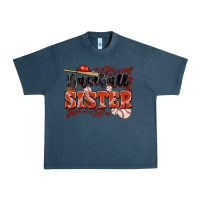 Midnight Navy baseball sister Urban Heavy Tee - JahusDesignShop