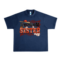 Navy baseball sister Urban Heavy Tee - JahusDesignShop