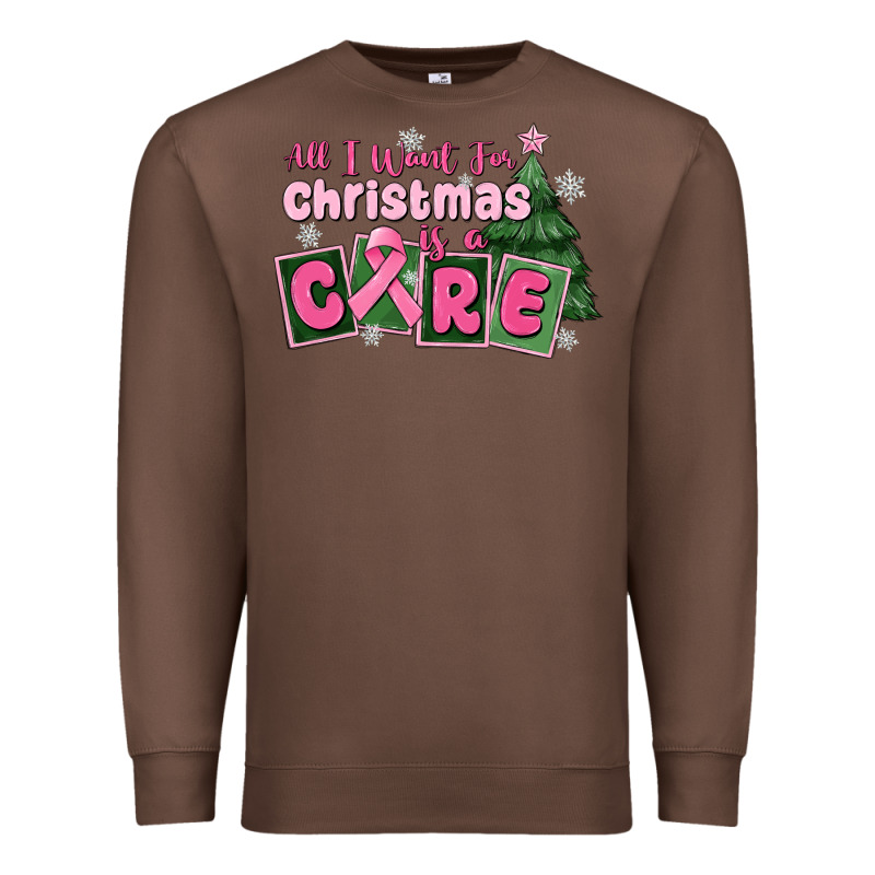 All I Want For Is A Care Premium Sweatshirt by MaliasSmallBusiness | Teevron