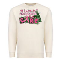 Sandshell all i want for is a care Premium Sweatshirt - MaliasSmallBusiness
