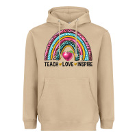 Mushroom rainbow teach love inspire Heavyweight Hoodie - NancyCooperArtShop