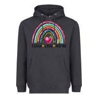 Smoke rainbow teach love inspire Heavyweight Hoodie - NancyCooperArtShop