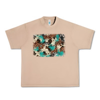 Burro turquoise glitter cowhide background Urban Heavy Tee - BarkalooDesign