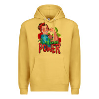 Antique Gold latina power strong woman Premium Hoodie - Jasminsmagicworld