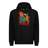 Black latina power strong woman Premium Hoodie - Jasminsmagicworld