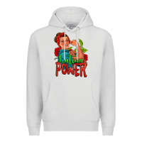 Dove Grey latina power strong woman Premium Hoodie - Jasminsmagicworld