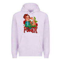 Lilac latina power strong woman Premium Hoodie - Jasminsmagicworld