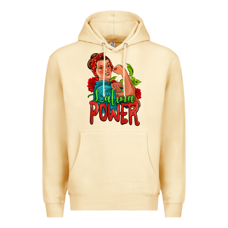 Latina Power Strong Woman Premium Hoodie by Jasminsmagicworld | Teevron